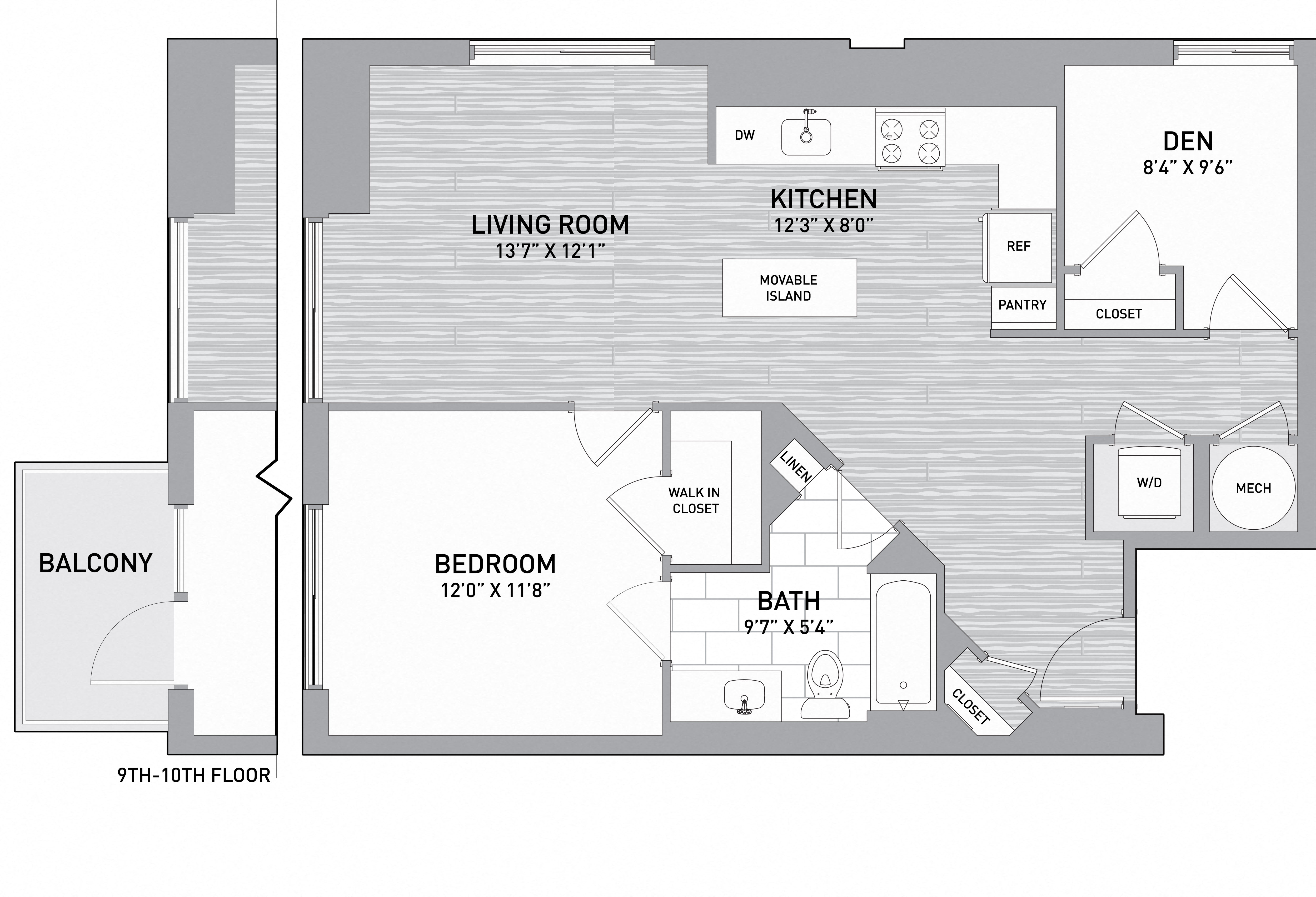 Floorplan Image of unit 151-0703